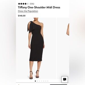 Tiffany style Dress the population dress. One holder. Size L